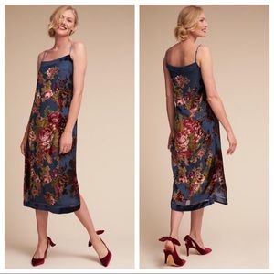 BHLDN Carlson Burnout Velvet Dress